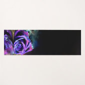 パープルバラ ヨガマット (正面(横))