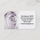 パープルバラ 名刺 (正面)