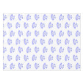 パープルバレエ誕生日ツチュウウォータカラー テーブルクロス (正面(横))