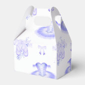 パープルバレエ誕生日ツツ&ポインテシューズ フェイバーボックス (裏面サイド)