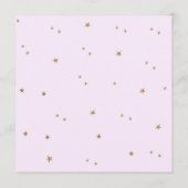 パープルバレリナガールズバースデーパーティー招待状 招待状 (裏面)