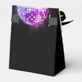 パープルバースデーパーティー70のディスコボールありがとう フェイバーボックス (裏面サイド)