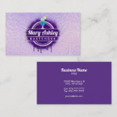 パープルバーテンダーの名刺 名刺 (正面/裏面)