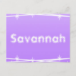 パープルバーベットワイヤー ポストカード