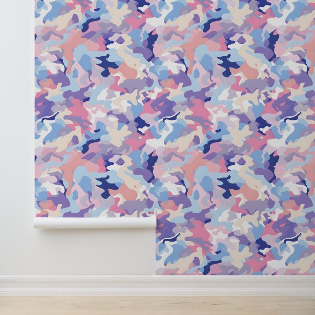 パープルパステルカモフラージュ 壁紙 (アプリケーション)