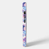 パープルパステルカモフラージュ Case-Mate iPhoneケース (裏面 / 左)