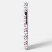 パープルパステル装飾カラフルタイル Case-Mate iPhoneケース (裏面 / 左)