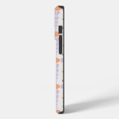 パープルパステル装飾カラフルタイル Case-Mate iPhoneケース (裏面 / 左)