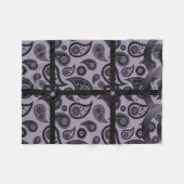 パープルパスリーカスタムフリースブランケット フリースブランケット (正面(横))