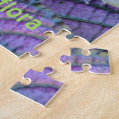 パープルパッシフローラとペルシャシールド植物学 ジグソーパズル (側面)