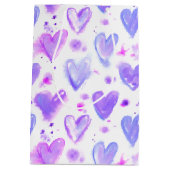 パープルパッションウォーターハート ミディアムペーパーバッグ (裏面)