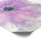 パープルパッションキャンバスポスター(5 x 7) ポスター (角)