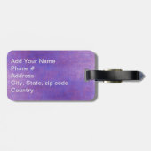 パープルパッションボホラティス ラゲッジタグ (裏面横)