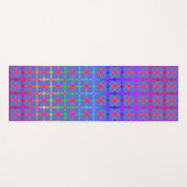 パープルパッションボホ美しい ヨガマット (正面(横))