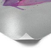 パープルパッションリッププリント フォトプリント            (角)