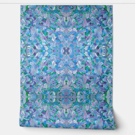 パープルパッション抽象芸術アートピール&スティック 壁紙