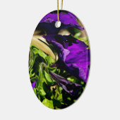 パープルパニック セラミックオーナメント (左)