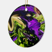 パープルパニック セラミックオーナメント (左)