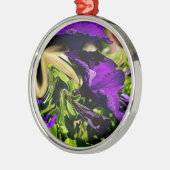 パープルパニック メタルオーナメント (左)
