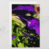 パープルパニック 便箋 (正面/裏面)