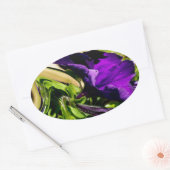 パープルパニック 楕円形シール (封筒)