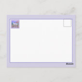 パープルパラダイスの絵葉書 ポストカード (裏面)