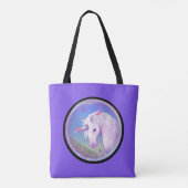 パープルパラダイストートバッグ トートバッグ (裏面)