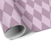パープルパリアールデコダイヤモンドパターン ラッピングペーパー (ロールコーナー)