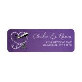 パープルパリパスポート ラベル (正面)