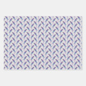 パープルパロッツ ラッピングペーパーシート (正面)