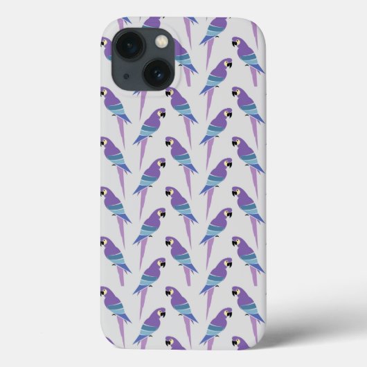パープルパロッツ Case-Mate iPhoneケース (裏面)