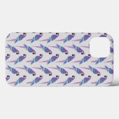 パープルパロッツ Case-Mate iPhoneケース (裏面 (横))