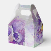 パープルパンシーウォーター差出人住所ラベル フェイバーボックス (裏面サイド)