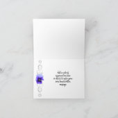 パープルパンシーサンキューカード カード (内部)