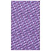 パープルパンシースクエアフローラテーブルクロス テーブルクロス (正面)