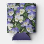 パープルパンシーズガーデンフローラ 缶クーラー (正面)