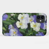 パープルパンシーズガーデンフローラ Case-Mate iPhoneケース (裏面(横))