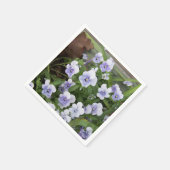 パープルパンシー紙ナプキンス スタンダードカクテルナプキン (角)