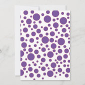 パープルパンシー結婚ズ 招待状 (裏面)