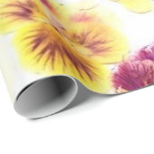 パープルパンシー ラッピングペーパー (ロールコーナー)