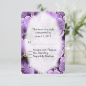 パープルパンシーRSVP 出欠カード (スタンド正面)