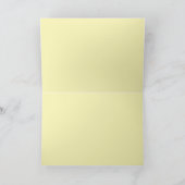 パープルパンジーお感謝してい礼水色カード カード (内部)