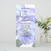 パープルパンジーと葉結婚式 プログラムのグループ プログラム (スタンド正面)