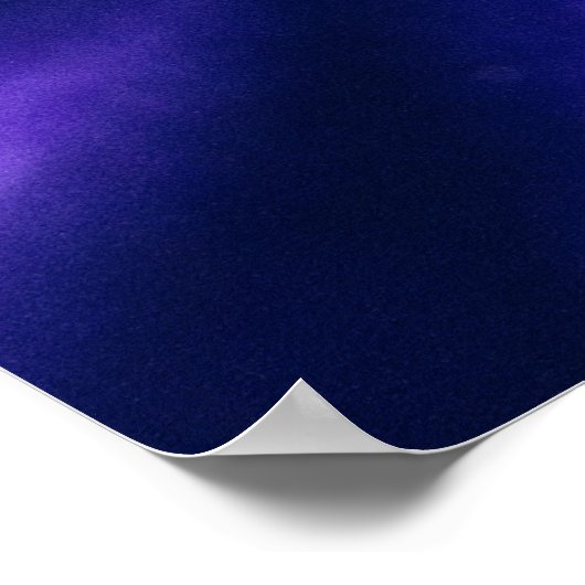 パープルパンジーの花のマクロエレガント写真 ポスター (角)