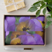 パープルパンジーティッシュペーパー 薄葉紙 (ギフト)