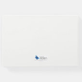 パープルパンジーリースウォーター結婚カラーのゲストブック ゲストブック (裏面)