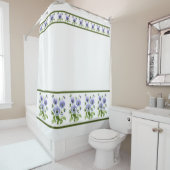 パープルパンジー シャワーカーテン (インサイチュ)