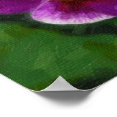 パープルパンジー ポスター (角)