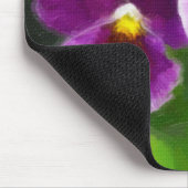 パープルパンジー マウスパッド (コーナー)