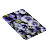 パープルパンジー マグネット (右側)